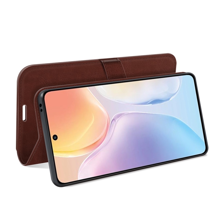 For vivo X70 R64 Texture Horizontal Flip Protective Case with Holder & Card Slots & Wallet& Photo Frame(Brown) - 4