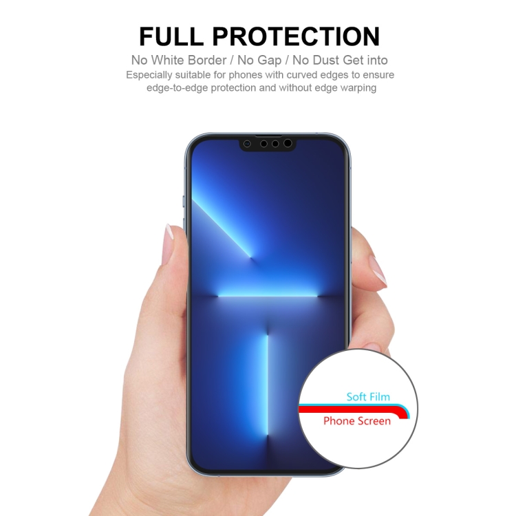 ENKAY Hat-Prince Full Glue Coverage Explosion-proof Hydrogel Film For iPhone 13 mini - B3