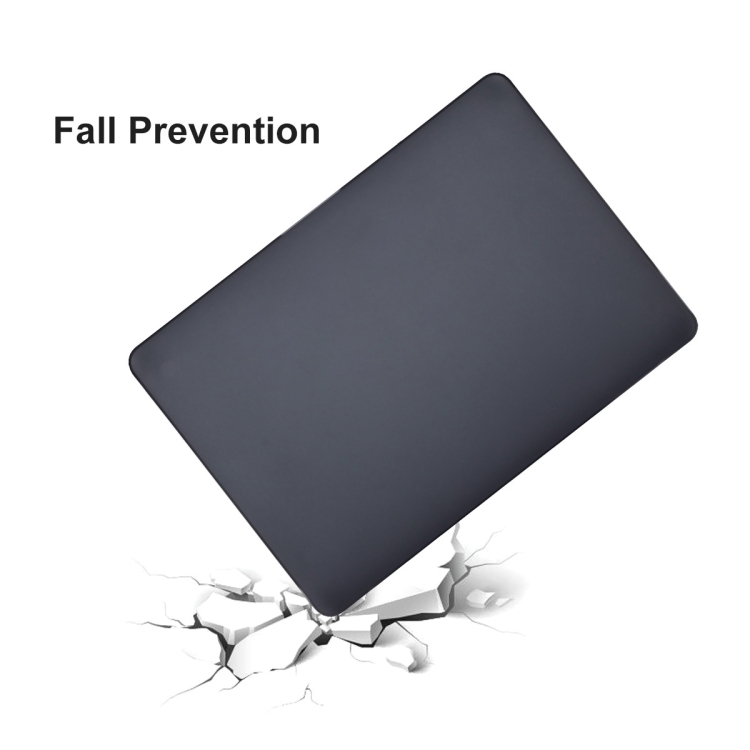 ENKAY Hat-Prince 3 in 1 Matte Laptop Protective Case + TPU Keyboard Film + Anti-dust Plugs Set for MacBook Pro 14.2 inch A2442 2021, Version:US Version(Dark Blue) - B3