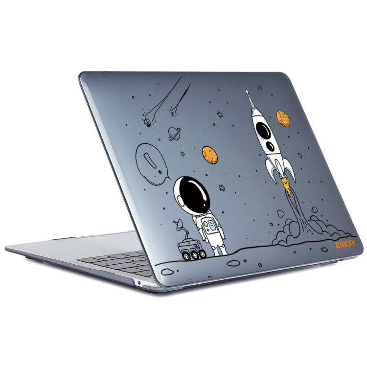 ENKAY Hat-Prince Spaceman Pattern Laotop Protective Crystal Case for MacBook Pro 16.2 inch A2485 2021(Spaceman No.1) - 2
