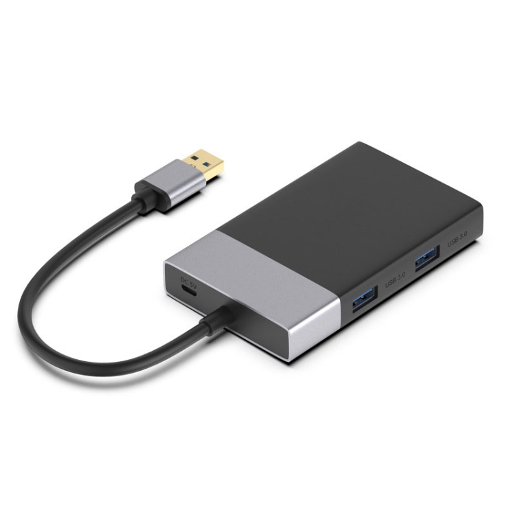 6-in-1 USB 3.0 to USB3.0 x 2+CF Card+TF Card+SD Card+XQD Card HUB Adapter - 2
