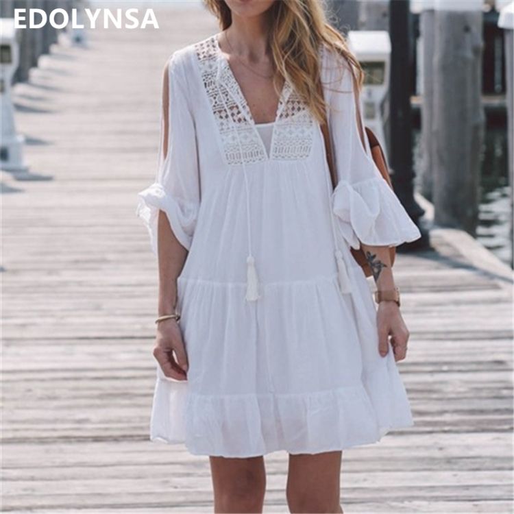 ladies white beach cover ups