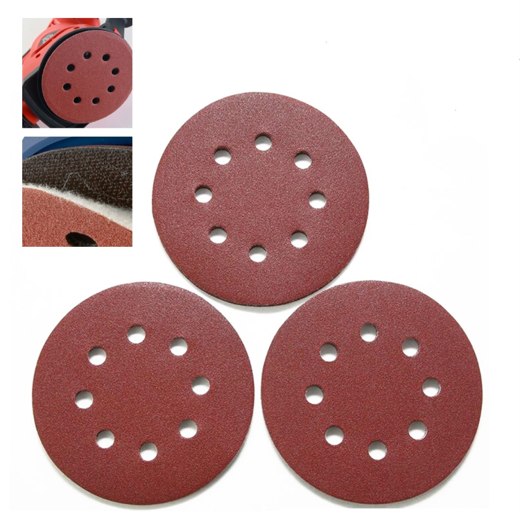 6” Film Sanding Discs 0-Holes Hook /& Loop 50-Pcs Ideal for Car Repair Grit P40