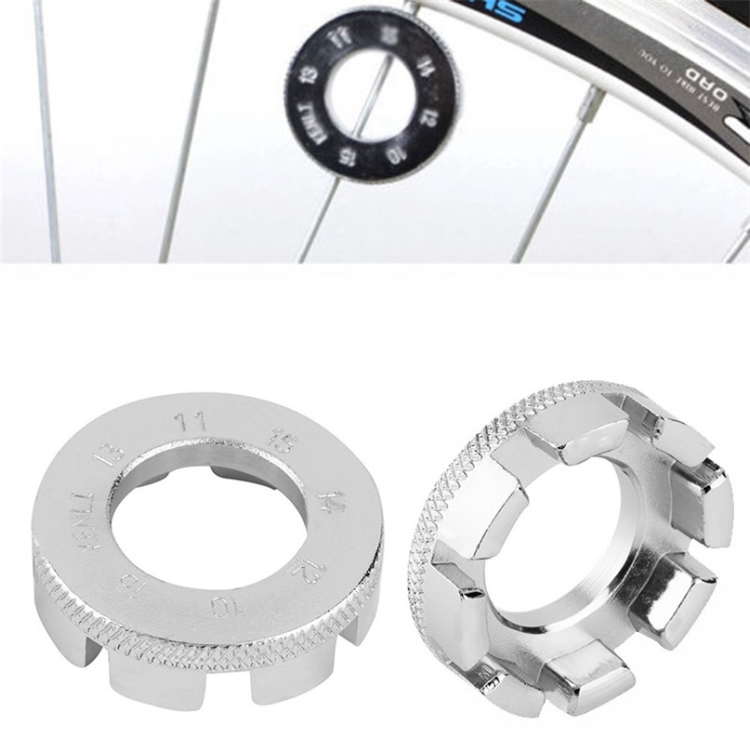 Spoke wrench nipple key bike cycling wheel Rim spanner 6 way bicycle wrench toES