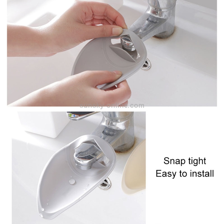 Sunsky Faucet Extender Solid Color Sink Handle Extension Toddler