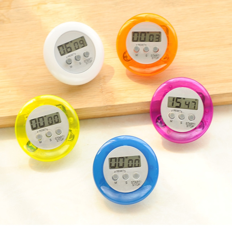 Multi-function Electric LCD Digital Kitchen Timer Alarm Count Clock Orange