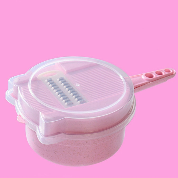 Sunsky Cat Shape Multifunction Vegetable Cutter Planer Grater Slicer Kitchen Accessories Gadgets Pink
