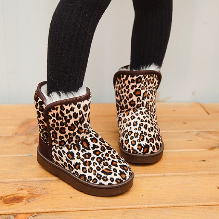 leopard print winter boots