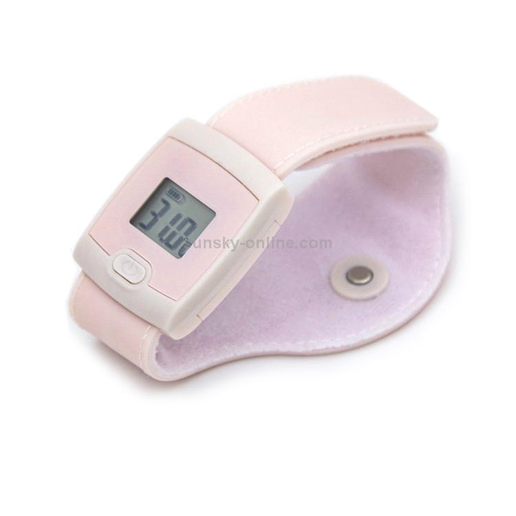 Sunsky Bracelet De Temperature Corporelle Intelligente Thermometre Bluetooth Thermometre Bebe Enfant Rose