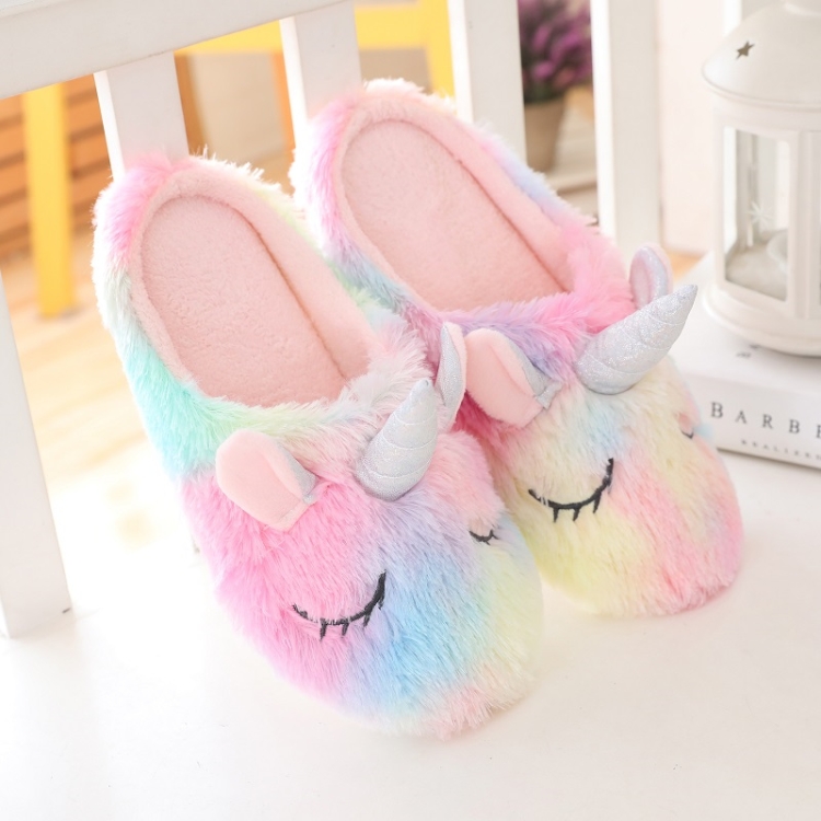 Pink Indoor Plush Ballerina Slippers Size 40-41