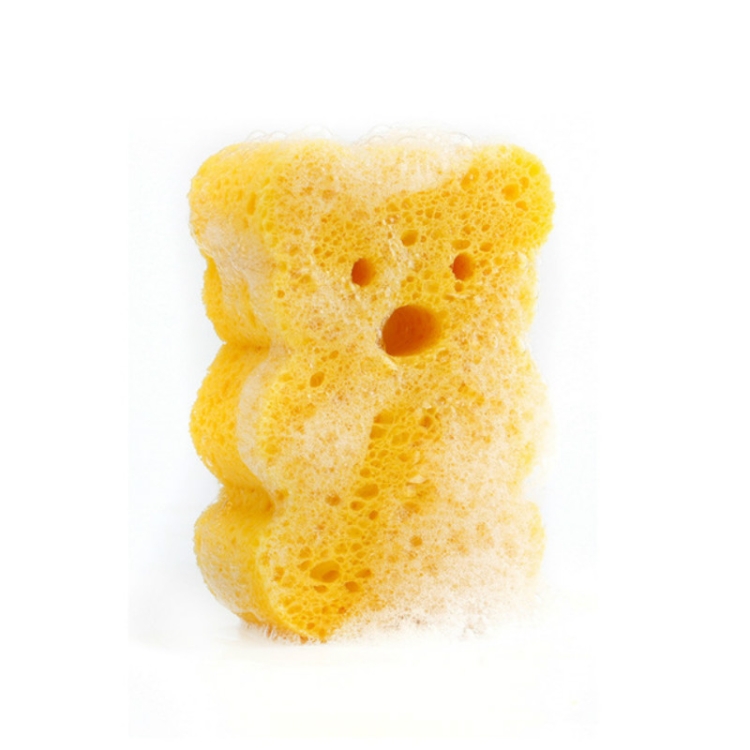 teddy bear sponge baby bath