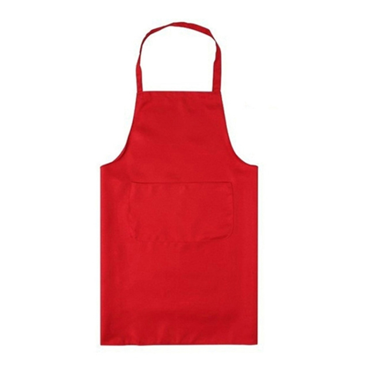 red chef apron