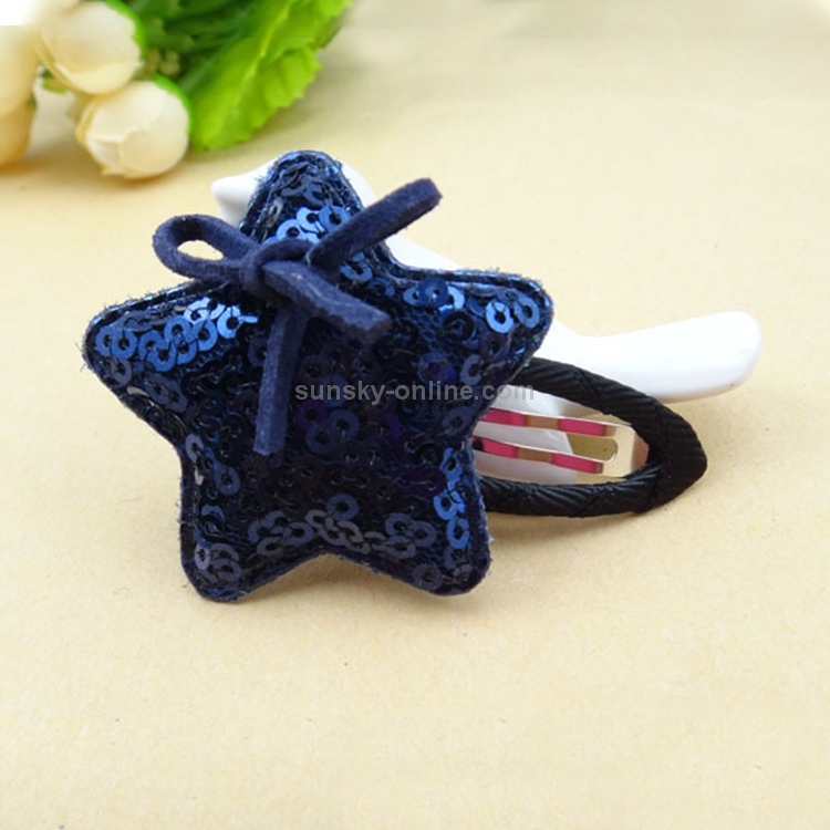 childrens navy hair accessories