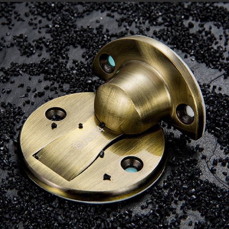 Sunsky No Punching Bathroom Invisible Anti Collision Door Suction Door Stop Bronze