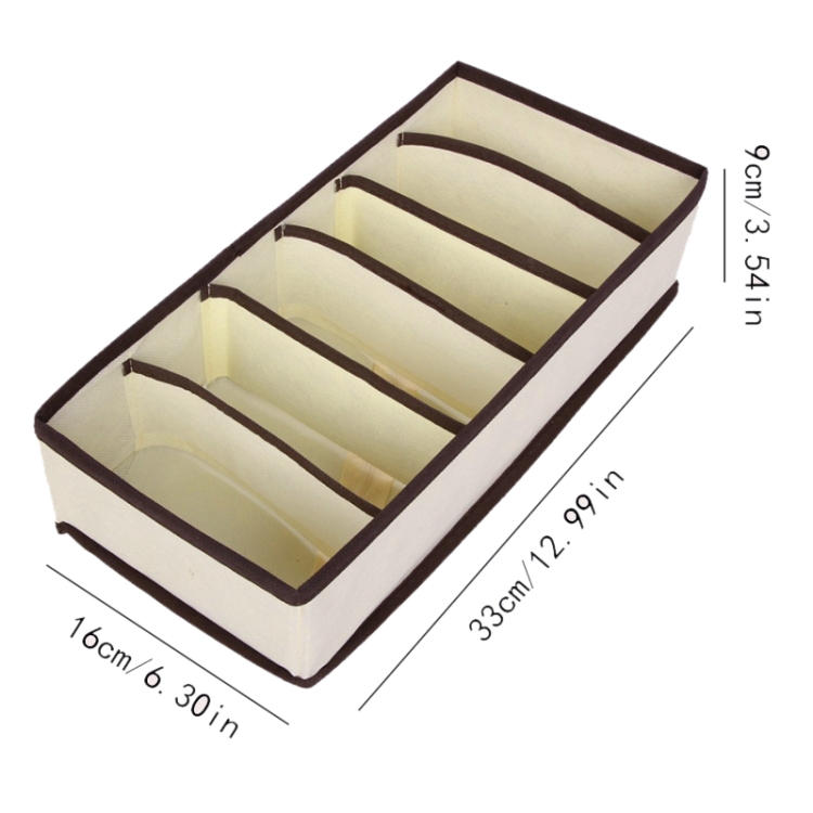 AMX Caja de Almacenamiento Plegable de Tela con Tapa etc Beige Bufandas Cesta de Almacenamiento de Armario para Calzoncillos