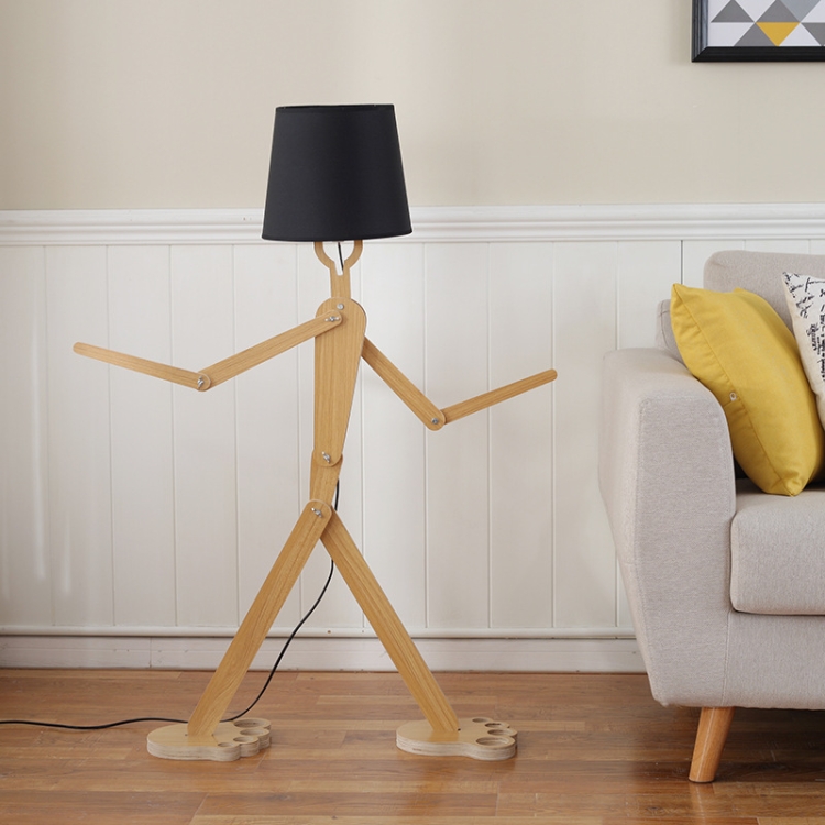 Sunsky Simple Personality Creative Solid Wood Lamps Bedroom Simple Personality Creative Solid Wood