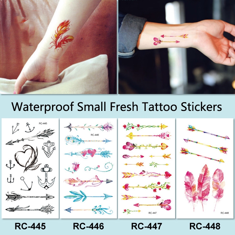 40 PCS Waterproof Small Fresh Tattoo Stickers(RC-446) - B5