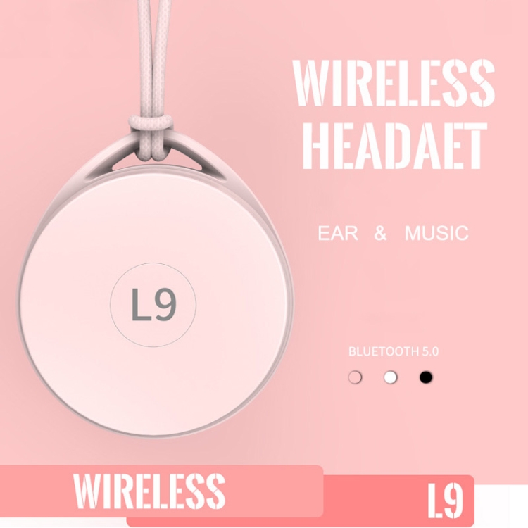 L9 TWS V5.0 In-Ear Touch Control Wireless Bluetooth Earphone(Pink) - B1