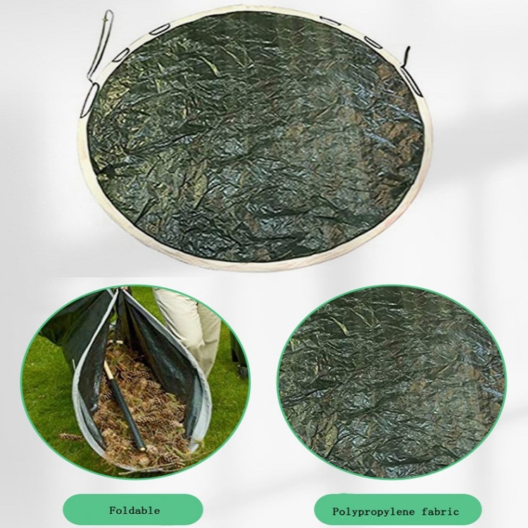 Foldable Garden Leaf Collection Storage Bag, Specification: Diameter 140cm(Green) - B3