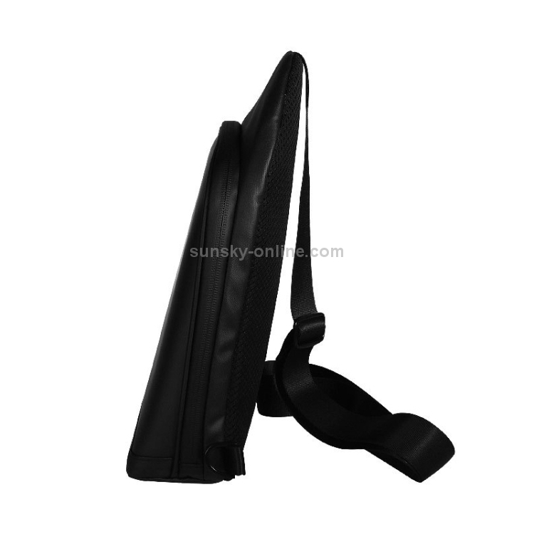 Outdoor LED Display Crossbody Bag Personality USB Bluetooth Small Bag, Size: 7 inch(Black) - B2