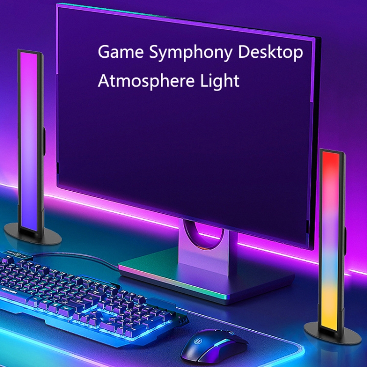 ALB-BS RGB Game Symphony Desktop Rhythm Atmosphere Light, US Plug(Bluetooth) - B5