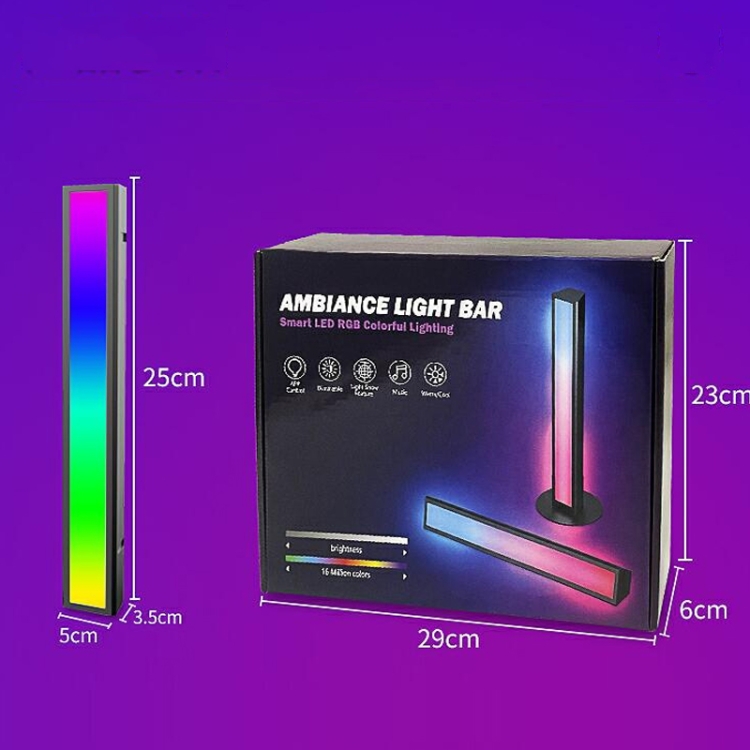 ALB-BS RGB Game Symphony Desktop Rhythm Atmosphere Light, EU Plug(Bluetooth) - B2
