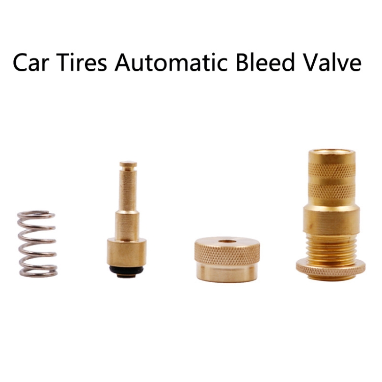 4 PCS / Set 082 SUV Car Tires Automatic Bleed Valve(Yellow) - B5