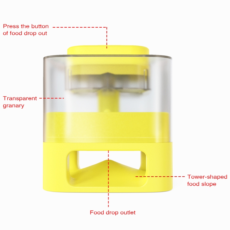 TSQ-01 Dog Food Ejector Educational Training Leaking Device(White) - B3
