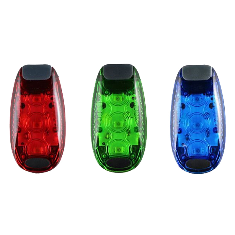 3 PCS Outdoor Cycling Night Running Warm Light Bicycle Tail Light, Colour: 3 LED Red - B1