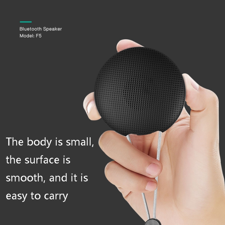 F5 TWS Outdoor Waterproof Mini Bluetooth Speaker with Lanyard Support Hands-free(Green) - B4