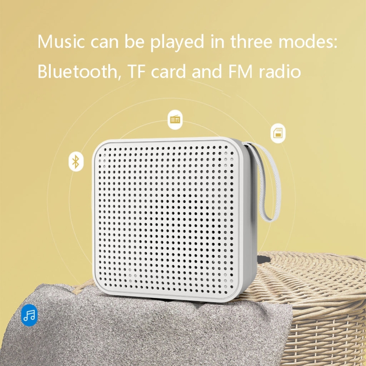 F12 TWS Mini Wireless Bluetooth Speaker Support TF Card / FM(White) - B1