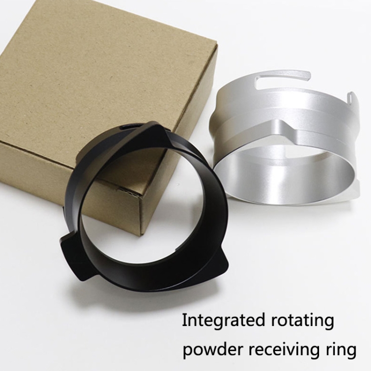 GOP8954 Alloy Coffee Powder Receiving Ring For Bofu 8 Series(Black) - B6