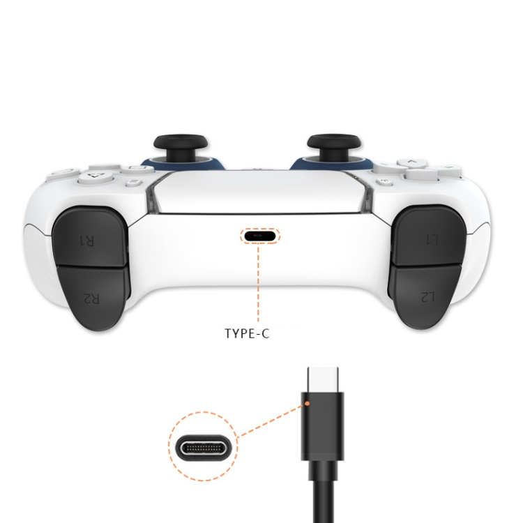 Wireless Bluetooth Gamepad Built-In Microphone & 3.5mm Headphone Jack For PS4(Ice Snow Blue) - B3