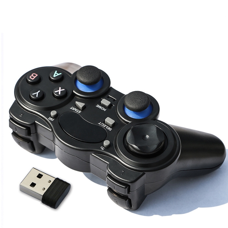 2.4G Wireless Singles Gamepad For PC / PS3 / PC360 / Android TV Phones, Configure: USB Receiver + Android Receiver - B3