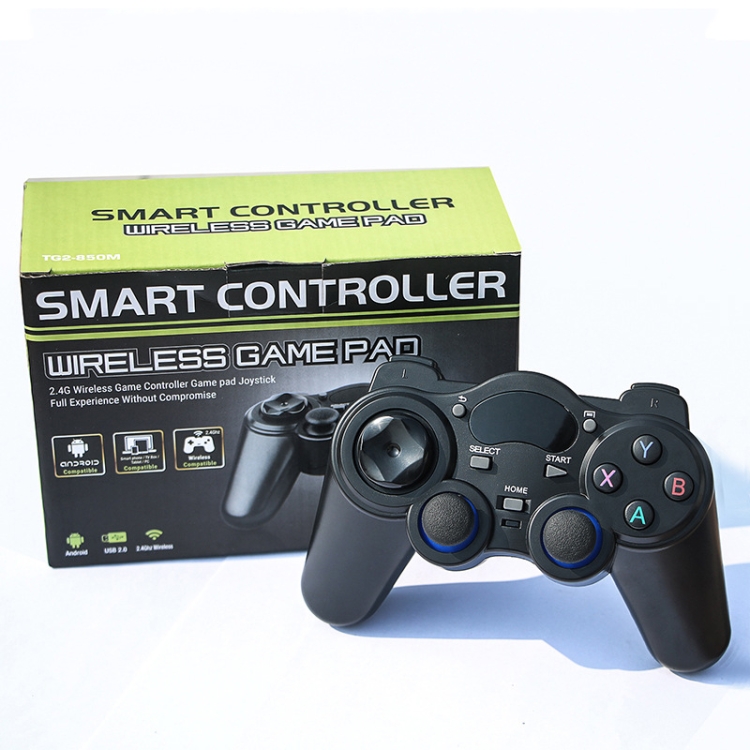 2.4G Wireless Singles Gamepad For PC / PS3 / PC360 / Android TV Phones, Configure: USB Receiver + Android Receiver - B5