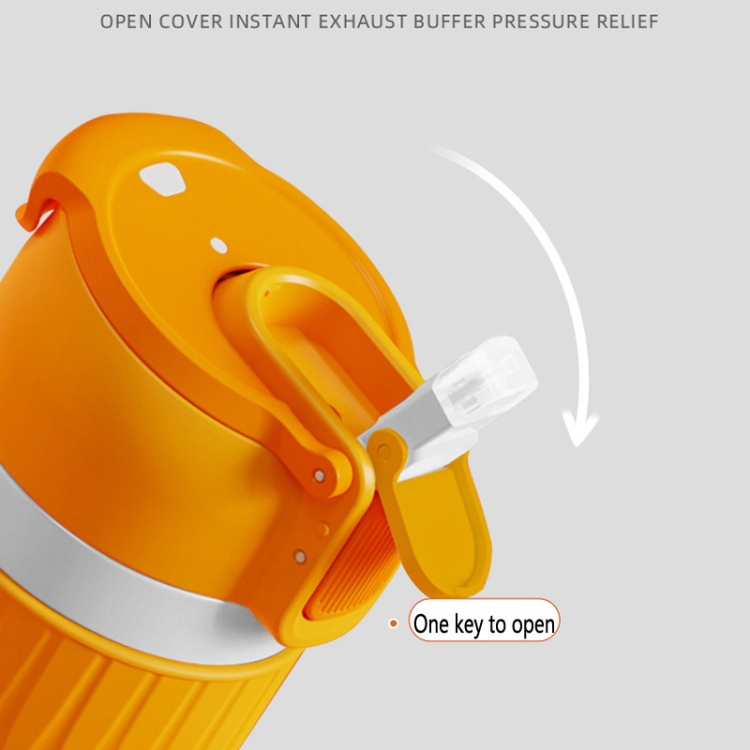 YoYan 316 Stainless Steel Vacuum Flask Portable Coffee Cup(Khaki) - B2