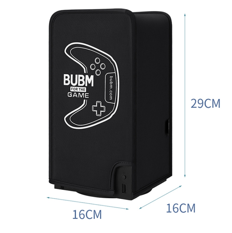 BUBM BM010D7007 Game Console Dust Cover For XBOX Series X(Black) - B2