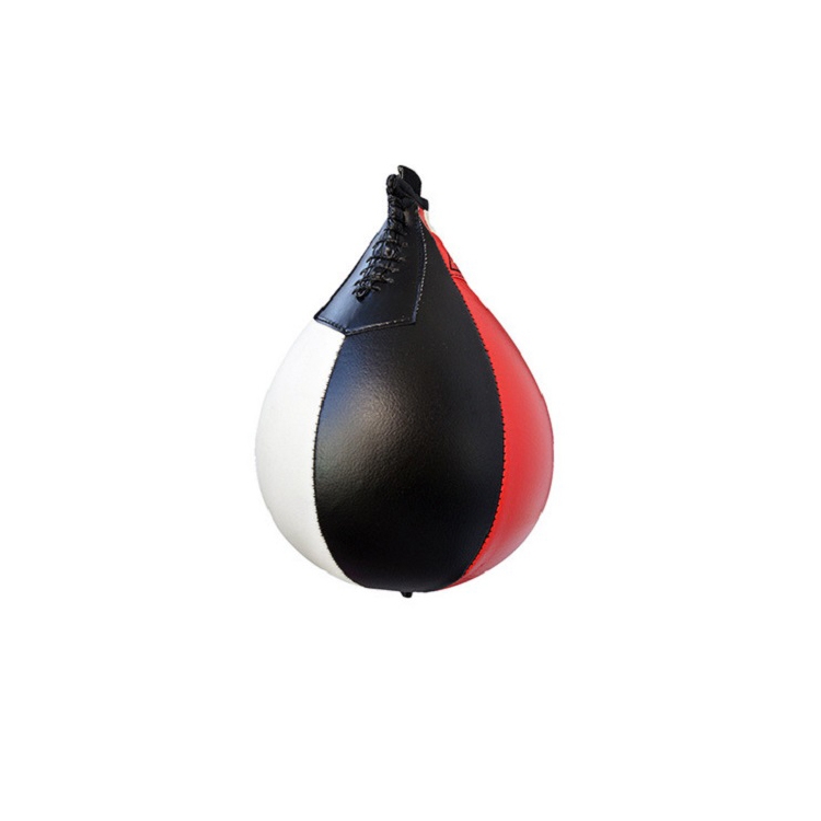 Suspended Pear-Shaped Boxing Speed Ball(Black Red White) - 1