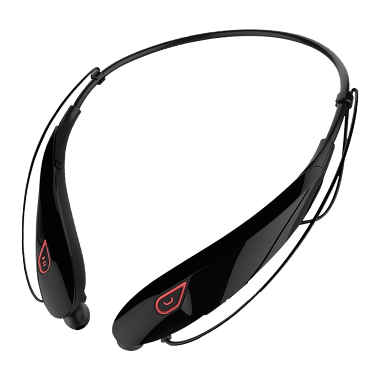 Y98 Long Battery Life Neck-mounted Sports Bluetooth Earphone(Black Red) - 1