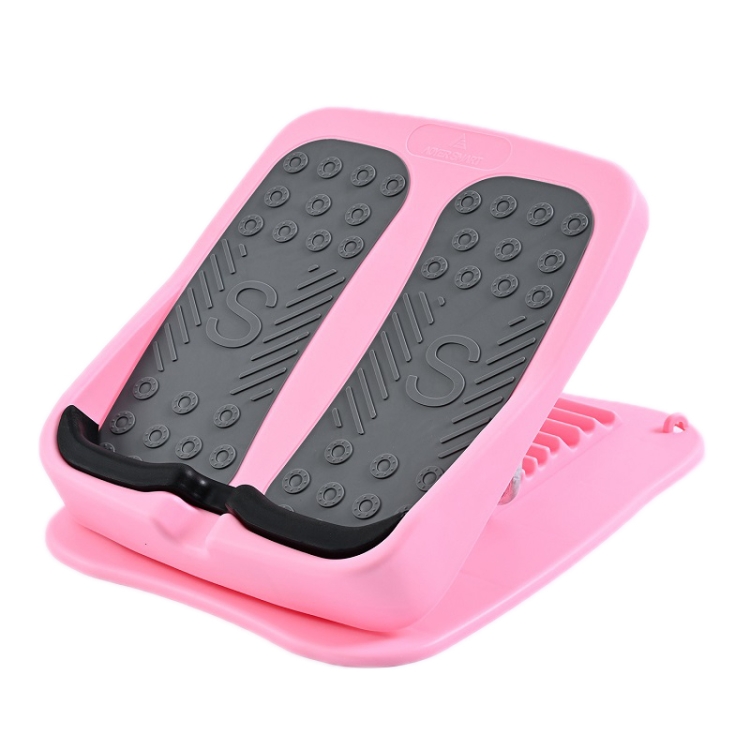 Foldable Tension Plate 9-Speed Adjustable Fitness Tilt Pedal, Specification: Pink - 1
