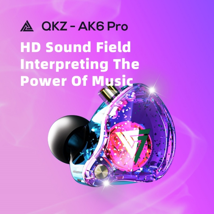 QKZ AK6 PRO HiFi Subwoofer In-Ear Wired Headphones with Mic(White) - B3