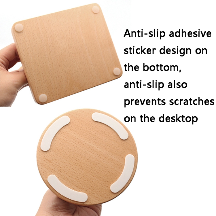 AM-EJZJ001 Desktop Solid Wood Headset Display Stand, Style: D - B4