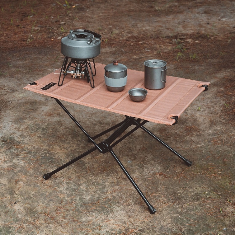 ShineTrip A378 Outdoor Camping Oxford Cloth + Alloy Folding Table(Black) - B4