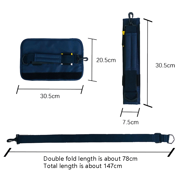 SL-001 Golf Bag Portable Cue HandBag(Black) - B2