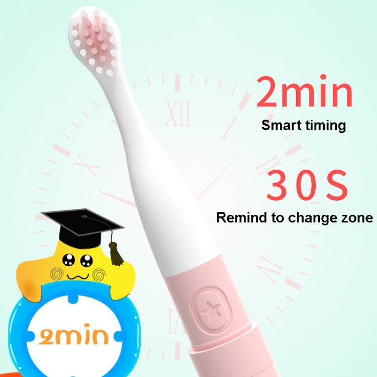 S1 Electric Toothbrush For Children Aged 3-12(Pink) - B2