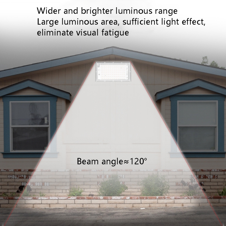 Waterproof LED Construction Site Flood Light, Specs: 200W 144 Beads (Warm White) - B2