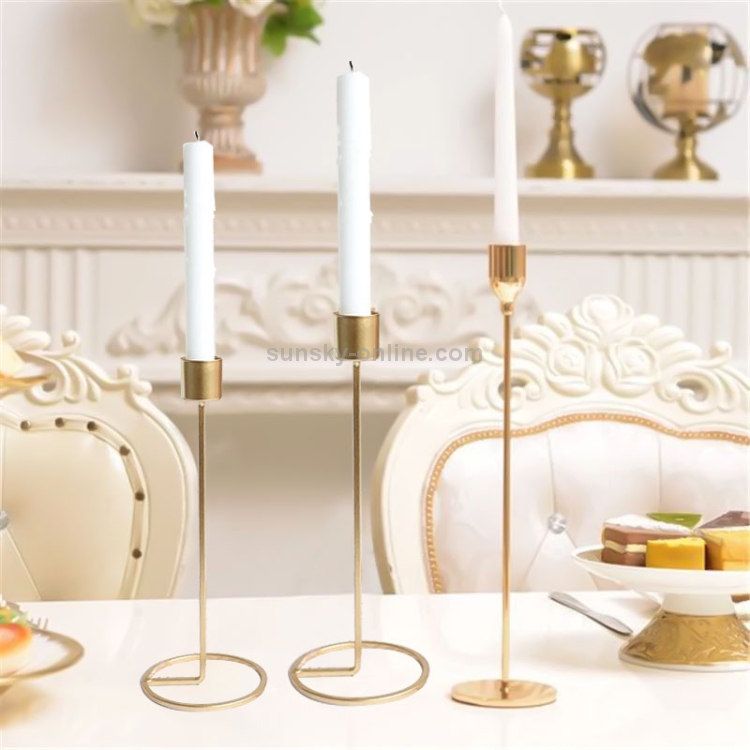 Single Head Iron Candle Holder Creative Dining Table Set Single Head Iron Candle Holder Creative