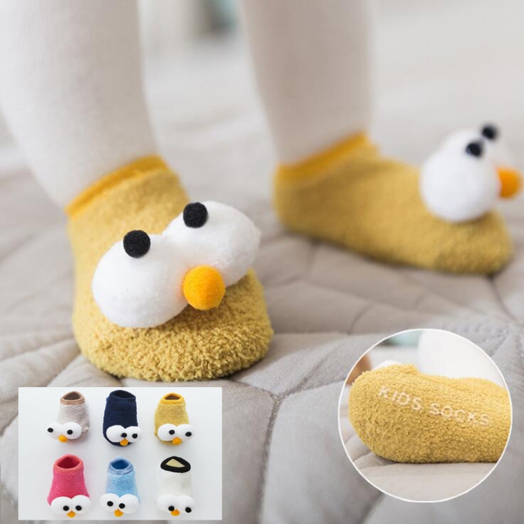 New Baby Indoor Floor Socks Non-slip Boys Girl Shoes Big Eyes Cute Toddler Socks