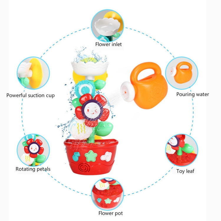 flower bath toy