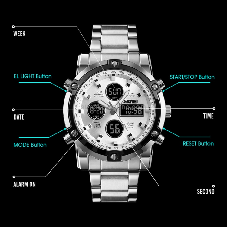 skmei 1358 watch instructions